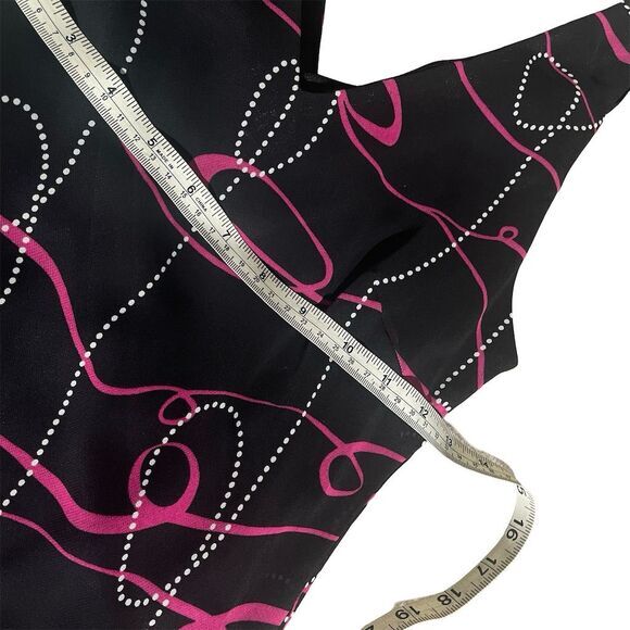 Mary McFadden Women's Size 8 Black‎ Swirl Long Formal Dress - Picture 6 of 10